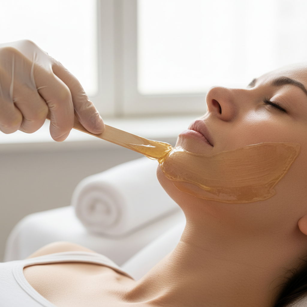 Før hakefiller - svak hakelinje