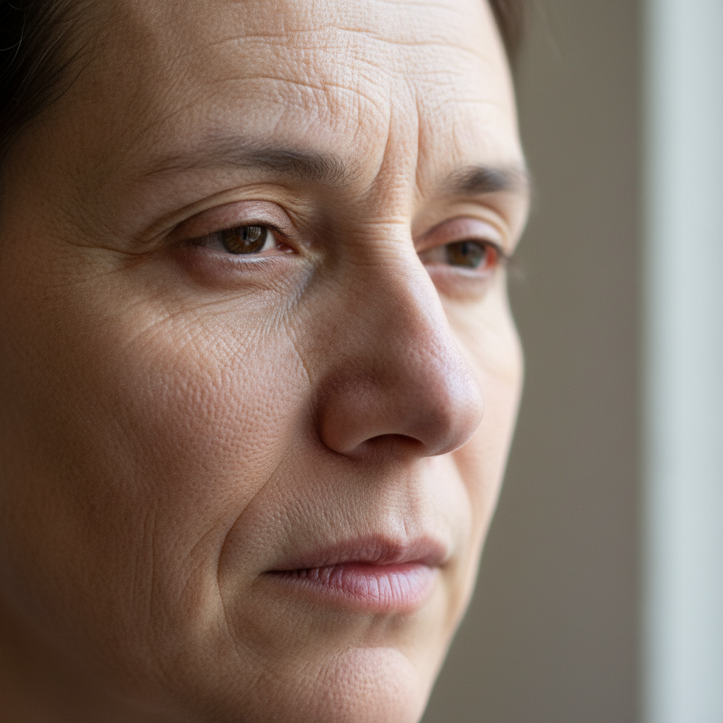 Før CO2 laser - dype linjer